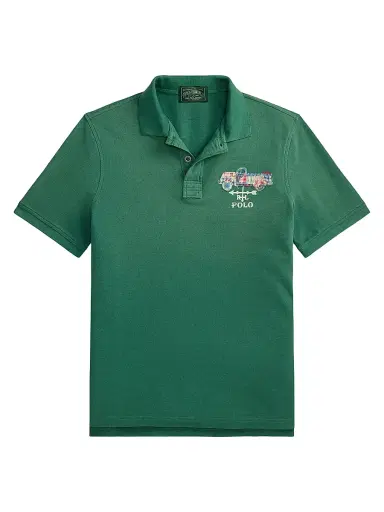 Polo Ralph Lauren Men's Artisan Cotton Mesh Polo Shirt | Thumbnail 1 Polo Ralph Lauren Men's Artisan Cotton Mesh Polo Shirt | Thumbnail 1