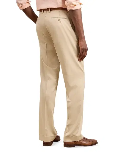 Ralph Lauren Purple Label Men's Gregory Hand-Tailored Silk Suit Trousers - Sand | Thumbnail 4 Ralph Lauren Purple Label Men's Gregory Hand-Tailored Silk Suit Trousers - Sand | Thumbnail 4