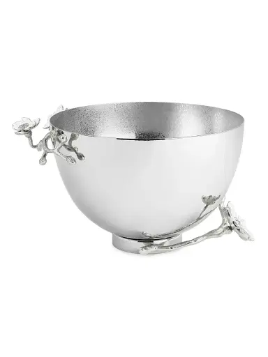 Michael Aram Silver Orchid Medium Bowl | Thumbnail 4 Michael Aram Silver Orchid Medium Bowl | Thumbnail 4