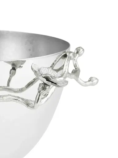 Michael Aram Silver Orchid Medium Bowl | Thumbnail 5 Michael Aram Silver Orchid Medium Bowl | Thumbnail 5