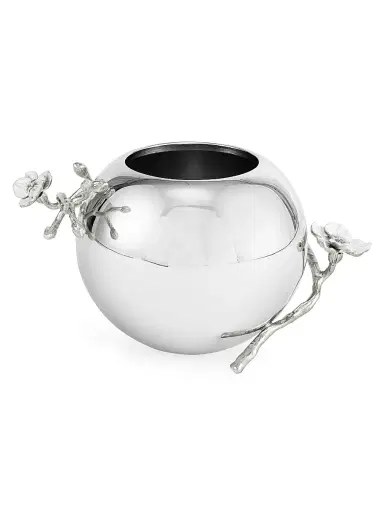 Michael Aram Silver Orchid Rose Bowl | Thumbnail 3 Michael Aram Silver Orchid Rose Bowl | Thumbnail 3