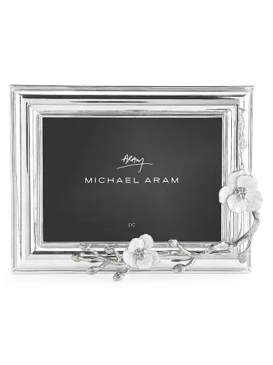 Michael Aram Silver Orchid 5x7 Frame | Thumbnail 1 Michael Aram Silver Orchid 5x7 Frame | Thumbnail 1