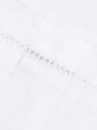 Le Jean Women's Eyelet Linen Shirtdress - White | Thumbnail 7 Le Jean Women's Eyelet Linen Shirtdress - White | Thumbnail 7