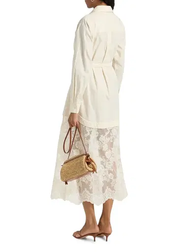 Cami NYC Women's Niveen Cotton & Lace Midi-Dress - Macadamia | Thumbnail 5 Cami NYC Women's Niveen Cotton & Lace Midi-Dress - Macadamia | Thumbnail 5