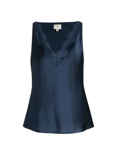 Cami NYC Women's Marris Silk & Lace-Trim Camisole - Moody Blue | Thumbnail 1 Cami NYC Women's Marris Silk & Lace-Trim Camisole - Moody Blue | Thumbnail 1