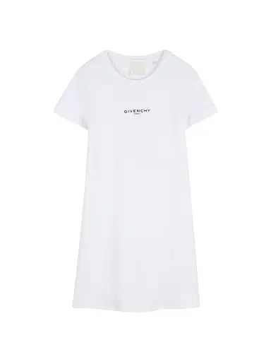 Givenchy Little Girl's & Girl's Stretch-Cotton T-Shirt Dress - White | Thumbnail 1 Givenchy Little Girl's & Girl's Stretch-Cotton T-Shirt Dress - White | Thumbnail 1
