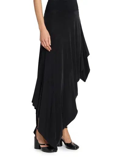 Maison Margiela Women's Asymmetric Midi-Skirt - Black - Size 10 | Thumbnail 4 Maison Margiela Women's Asymmetric Midi-Skirt - Black - Size 10 | Thumbnail 4