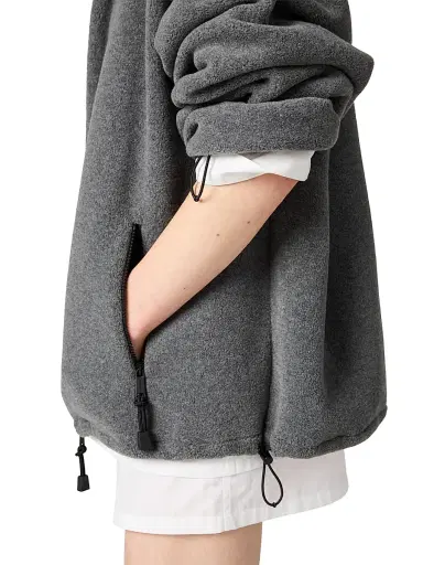 Miu Miu Women's Fleece Sweatshirt - Grey - Size Medium | Thumbnail 4 Miu Miu Women's Fleece Sweatshirt - Grey - Size Medium | Thumbnail 4