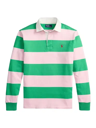 Polo Ralph Lauren Men's Rugby Striped Cotton Shirt | Thumbnail 1 Polo Ralph Lauren Men's Rugby Striped Cotton Shirt | Thumbnail 1