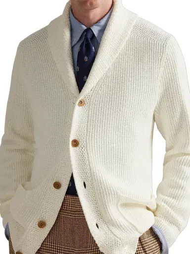 Polo Ralph Lauren Men's Cotton-Knit Cardigan | Thumbnail 5 Polo Ralph Lauren Men's Cotton-Knit Cardigan | Thumbnail 5