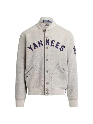 Polo Ralph Lauren Men's Yankees Vintage Fleece Bomber Jacket | Thumbnail 1 Polo Ralph Lauren Men's Yankees Vintage Fleece Bomber Jacket | Thumbnail 1