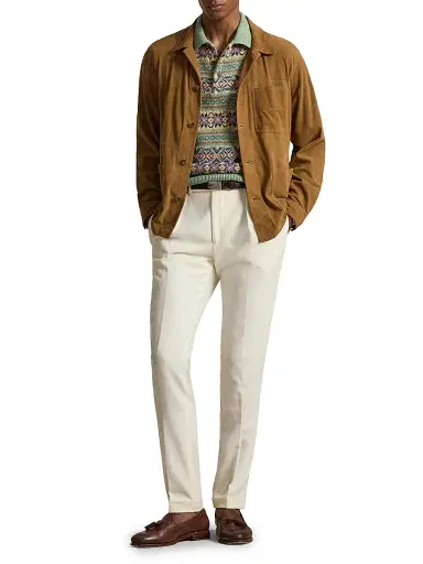 Polo Ralph Lauren Men's Suede Utility Jacket | Thumbnail 2 Polo Ralph Lauren Men's Suede Utility Jacket | Thumbnail 2