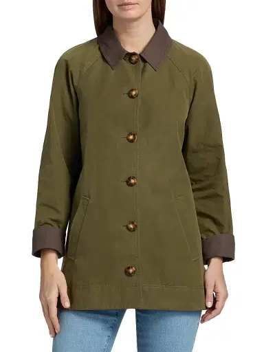 Veronica Beard Women's Langham Belted Dickey Coat - Army | Thumbnail 6 Veronica Beard Women's Langham Belted Dickey Coat - Army | Thumbnail 6