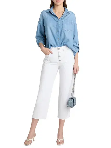 L'Agence Women's Liora High-Rise Button Fly Stovepipe Jeans | Thumbnail 2 L'Agence Women's Liora High-Rise Button Fly Stovepipe Jeans | Thumbnail 2