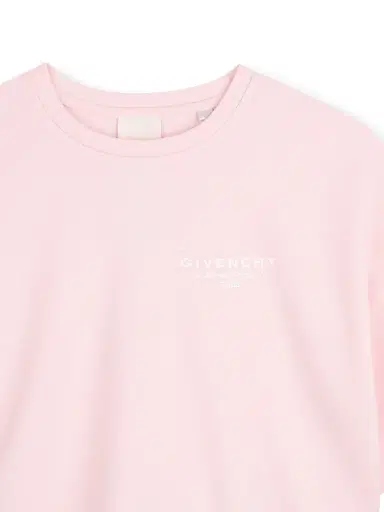 Givenchy Little Girl's & Girl's Cotton Logo Crewneck T-Shirt - Marshmallow | Thumbnail 3 Givenchy Little Girl's & Girl's Cotton Logo Crewneck T-Shirt - Marshmallow | Thumbnail 3