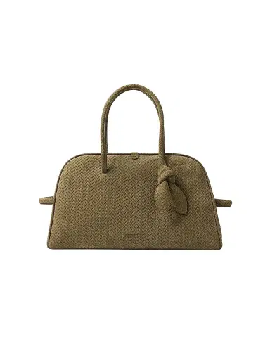 Jacquemus Women's Le Turismo Suede Top Handle Bag - Khaki | Thumbnail 1 Jacquemus Women's Le Turismo Suede Top Handle Bag - Khaki | Thumbnail 1