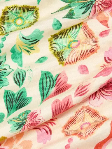 Saloni Women's Alba Two-Tone Printed Minidress - Sunrise Border - Size 8 | Thumbnail 7 Saloni Women's Alba Two-Tone Printed Minidress - Sunrise Border - Size 8 | Thumbnail 7