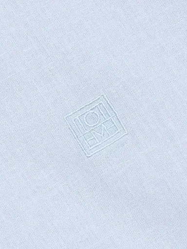 Toteme Women's Garderob Oversized Cotton-Linen Shirt - Sky | Thumbnail 7 Toteme Women's Garderob Oversized Cotton-Linen Shirt - Sky | Thumbnail 7