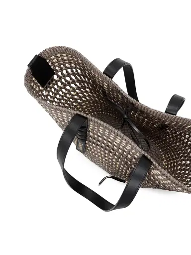 Loewe Women's x Paula's Ibiza Braided Raffia Basket Bag - Khaki Natural | Thumbnail 6 Loewe Women's x Paula's Ibiza Braided Raffia Basket Bag - Khaki Natural | Thumbnail 6