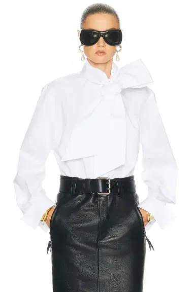 Saint Laurent Button Up Blouse | Thumbnail 1 Saint Laurent Button Up Blouse | Thumbnail 1