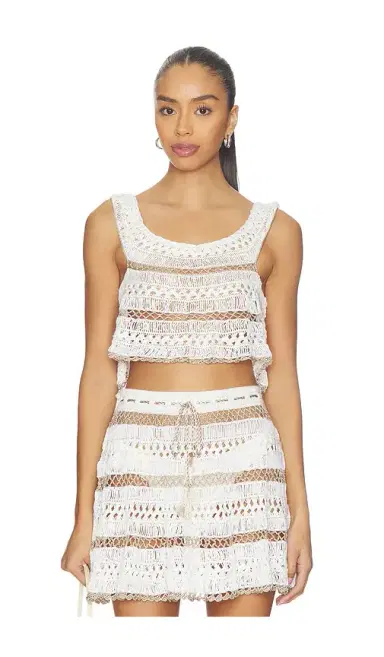 My Beachy Side Cleo Hand-crocheted Top | Thumbnail 1 My Beachy Side Cleo Hand-crocheted Top | Thumbnail 1