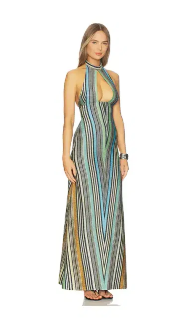 Missoni Sleeveless Long Dress | Thumbnail 2 Missoni Sleeveless Long Dress | Thumbnail 2