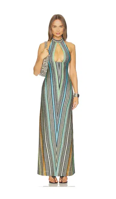 Missoni Sleeveless Long Dress | Thumbnail 1 Missoni Sleeveless Long Dress | Thumbnail 1