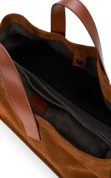 Staud Port Suede Tote Bag | Thumbnail 4 Staud Port Suede Tote Bag | Thumbnail 4