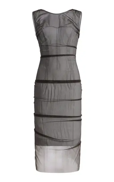 Maison Margiela Sheer Midi Dress | Thumbnail 6 Maison Margiela Sheer Midi Dress | Thumbnail 6