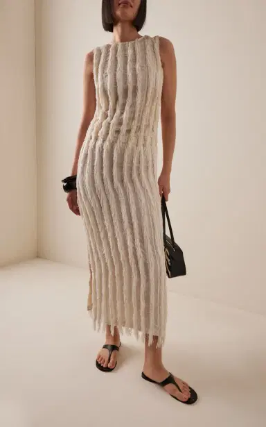 Zankov Jane Fringed Silk Maxi Skirt | Thumbnail 2 Zankov Jane Fringed Silk Maxi Skirt | Thumbnail 2