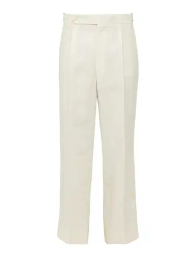 Stòffa Straight-Leg Pleated Linen Trousers - Men | Thumbnail 1 Stòffa Straight-Leg Pleated Linen Trousers - Men | Thumbnail 1