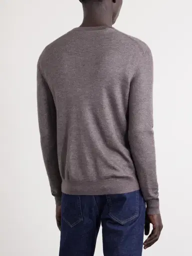 Loro Piana Cashmere and Silk-Blend Sweater - Men | Thumbnail 4 Loro Piana Cashmere and Silk-Blend Sweater - Men | Thumbnail 4
