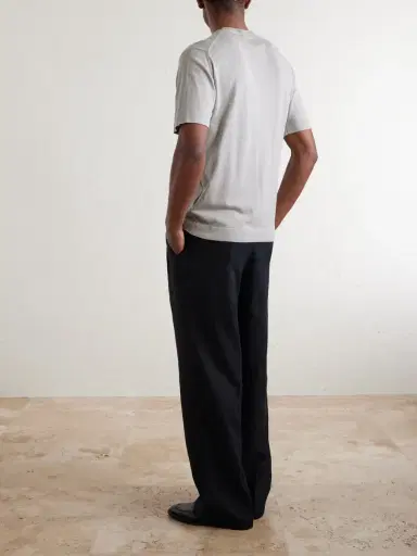 John Smedley Lorca Slim-Fit Sea Island Cotton T-Shirt - Men | Thumbnail 4 John Smedley Lorca Slim-Fit Sea Island Cotton T-Shirt - Men | Thumbnail 4
