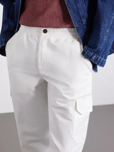 MR P. Tapered Cotton and Linen-Blend Trousers - Men | Thumbnail 5 MR P. Tapered Cotton and Linen-Blend Trousers - Men | Thumbnail 5