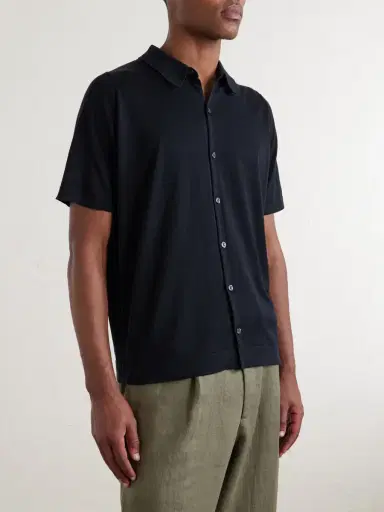John Smedley Folke Sea Island Cotton Shirt - Men | Thumbnail 3 John Smedley Folke Sea Island Cotton Shirt - Men | Thumbnail 3
