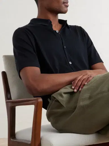 John Smedley Folke Sea Island Cotton Shirt - Men | Thumbnail 5 John Smedley Folke Sea Island Cotton Shirt - Men | Thumbnail 5