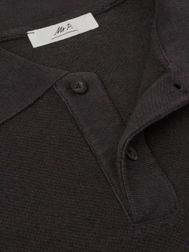 MR P. Organic Cotton and Linen-Blend Piqué Polo Shirt - Men | Thumbnail 6 MR P. Organic Cotton and Linen-Blend Piqué Polo Shirt - Men | Thumbnail 6