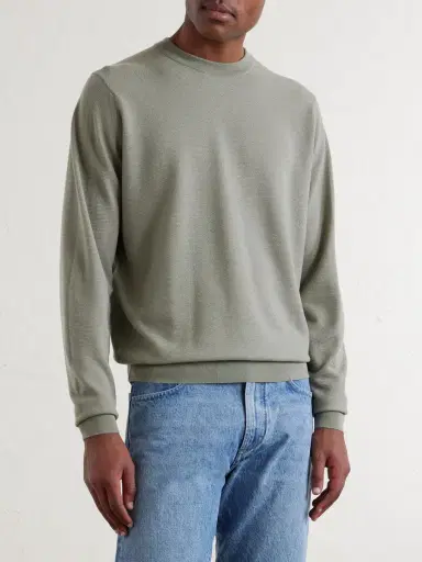 John Smedley Honeycomb-Knit Merino Wool Sweater - Men | Thumbnail 3 John Smedley Honeycomb-Knit Merino Wool Sweater - Men | Thumbnail 3