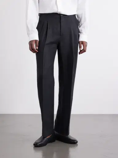 MR P. Straight-Leg Pleated Linen Trousers - Men | Thumbnail 3 MR P. Straight-Leg Pleated Linen Trousers - Men | Thumbnail 3
