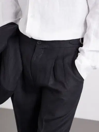 MR P. Straight-Leg Pleated Linen Trousers - Men | Thumbnail 5 MR P. Straight-Leg Pleated Linen Trousers - Men | Thumbnail 5