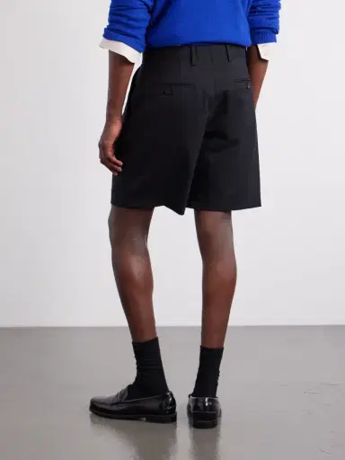 MR P. Wide-Leg Pleated Wool Shorts - Men | Thumbnail 4 MR P. Wide-Leg Pleated Wool Shorts - Men | Thumbnail 4