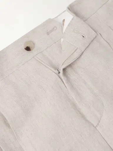 MR P. Straight-Leg Pleated Linen Trousers - Men | Thumbnail 6 MR P. Straight-Leg Pleated Linen Trousers - Men | Thumbnail 6
