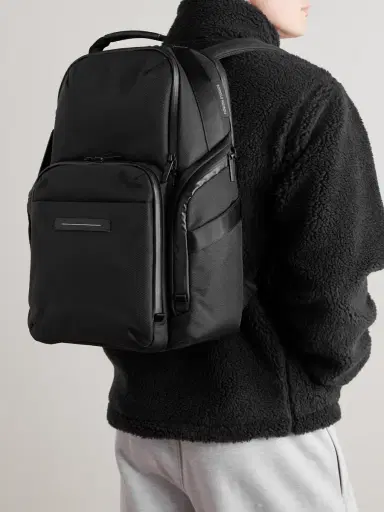 Horizn Studios Midtown Leather-Trimmed Shell Backpack - Men | Thumbnail 2 Horizn Studios Midtown Leather-Trimmed Shell Backpack - Men | Thumbnail 2