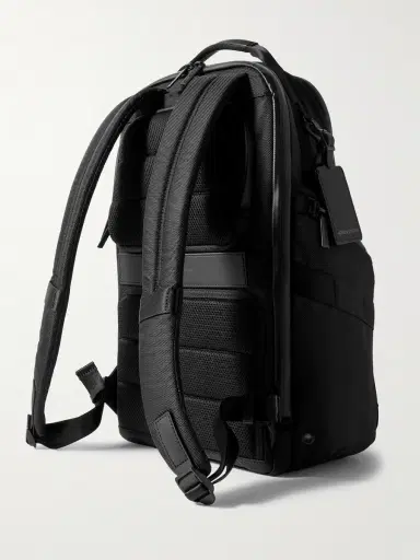 Horizn Studios Midtown Leather-Trimmed Shell Backpack - Men | Thumbnail 3 Horizn Studios Midtown Leather-Trimmed Shell Backpack - Men | Thumbnail 3