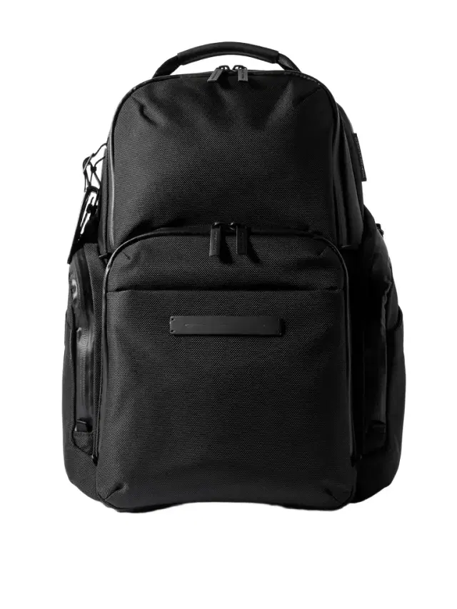Midtown Leather-Trimmed Shell Backpack - Men Midtown Leather-Trimmed Shell Backpack - Men