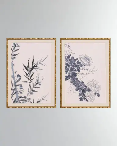 Shadow Catchers "Ink Wash Bamboo" Wall Art | Thumbnail 2 Shadow Catchers "Ink Wash Bamboo" Wall Art | Thumbnail 2