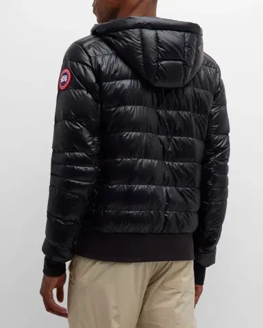 Canada Goose Men's Crofton Hooded Down Bomber Jacket | Thumbnail 3 Canada Goose Men's Crofton Hooded Down Bomber Jacket | Thumbnail 3