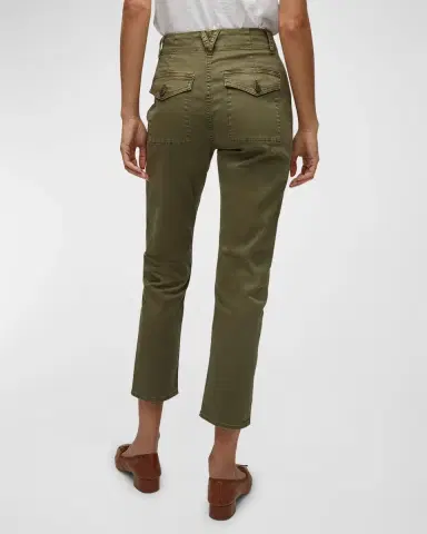 Veronica Beard Arya Straight-Leg Cropped Pants | Thumbnail 4 Veronica Beard Arya Straight-Leg Cropped Pants | Thumbnail 4