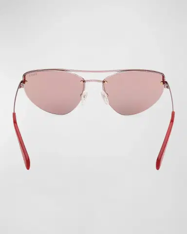 Pucci Semi-Rimmed Metal & Acetate Cat-Eye Sunglasses | Thumbnail 5 Pucci Semi-Rimmed Metal & Acetate Cat-Eye Sunglasses | Thumbnail 5
