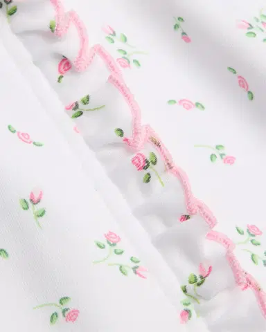 Kissy Kissy Girl's Garden Rose Footie | Thumbnail 3 Kissy Kissy Girl's Garden Rose Footie | Thumbnail 3